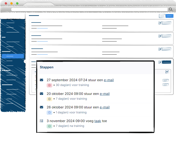 automatisering mail overzicht