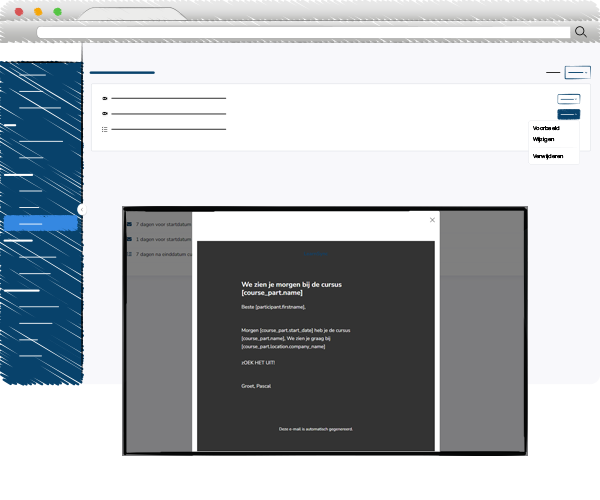 Communicatie templates overzicht