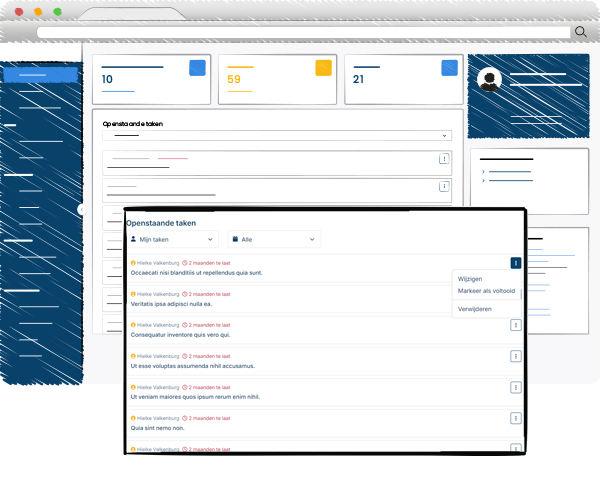 dashboard overzicht